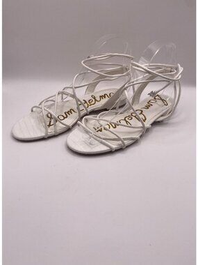 Sam Edelman Womens Ankle-Tie Leather Sandals Sz 7.5